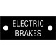 20928 - Cable tag. 'ELECTRIC BRAKES' (5pcs)